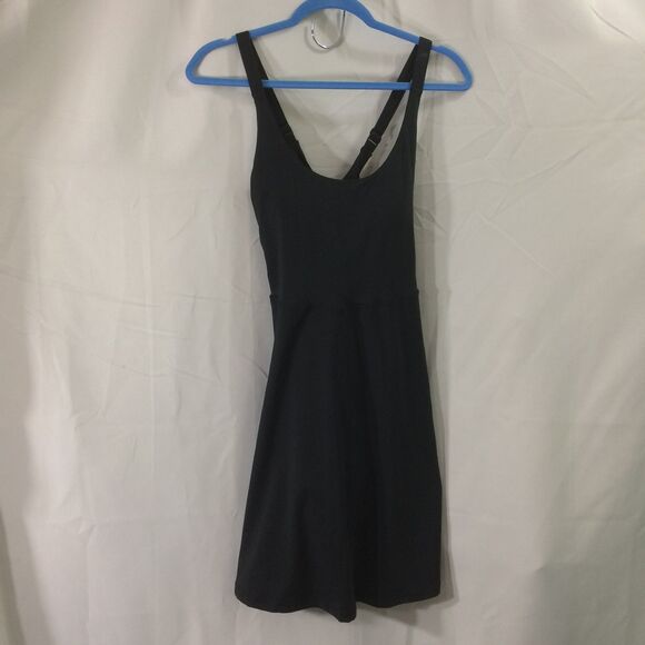 NEW Heathyoga Black Tennis Dress Size M NWT Inner Short Pockets Adjustable Strap - Picture 5 of 7